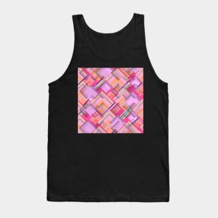 Spectacular geometry in pink Tank Top